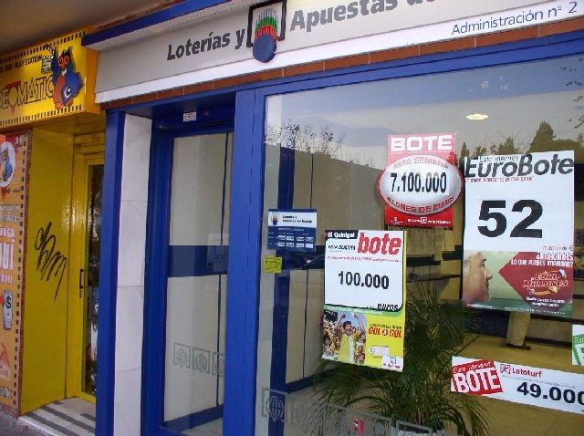 Administración de lotería en Azuqueca de Henares (Guadalajara).