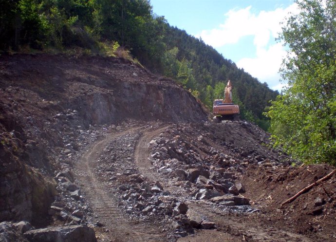 Inicio de las obras en Espés.