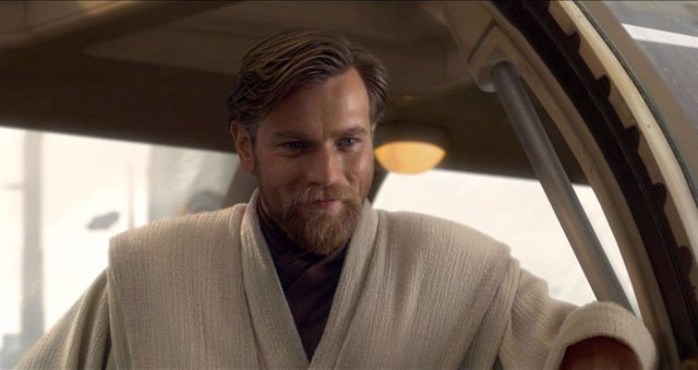 Ewan McGregor como el maestro jedi Obi Wan Kenobi
