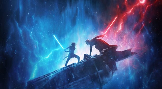 Fragmento del póster oficial de Star Wars IX: El Ascenso de Skywalker