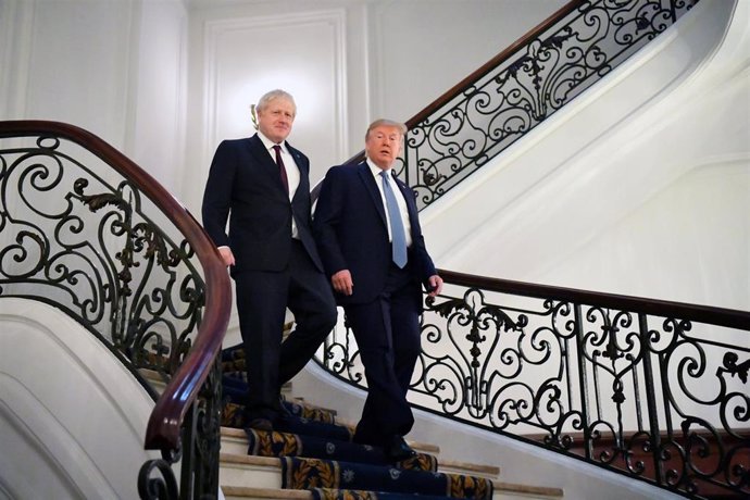 G7.- Trump defiende a Johnson como el "hombre ideal para el Brexit" y le promete