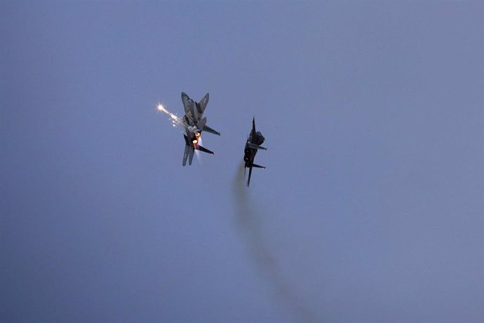 Aviones de combate F-15 de Israel