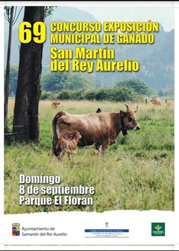 Cartel del concurso de Ganado.