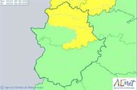 El norte y el este de Cáceres estarán en alerta por tormentas este domingo