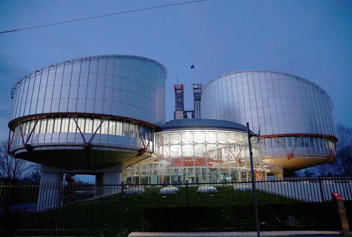Foto de archivo del Tribunal Europeo de Derechos Humanos en Estrasburgo, Francia