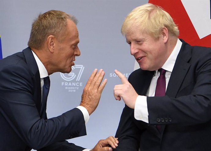 G7.- Johnson condiciona sus planes de Brexit a expensas de un difícil acuerdo co