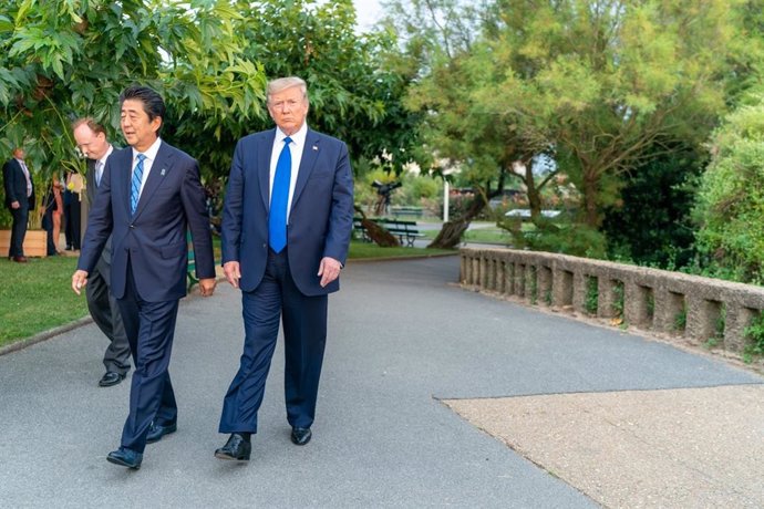 Donald Trump y Shinzo Abe