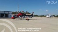 Extinguido el incendio provocado por el accidente de un ultraligero en Moguer (Huelva)