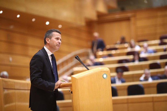 Jokin Bildarratz en un pleno del Senado