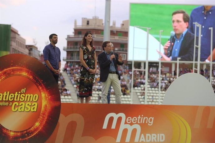 El alcalde de Madrid, José Luis Martínez Almeida, inaugura el Estadio Vallehermoso