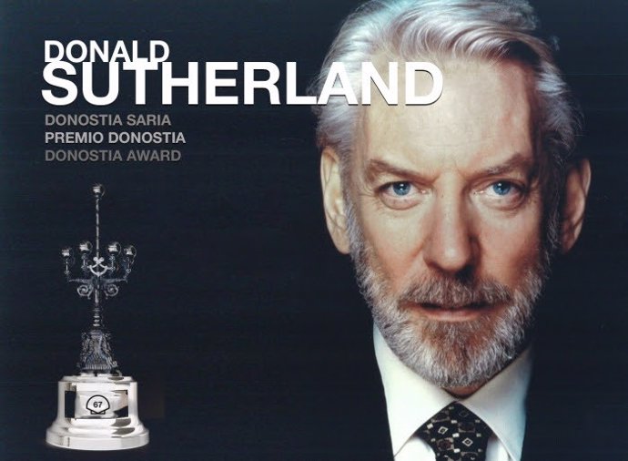 Donald Sutherland recibirá un Premio Donostia.