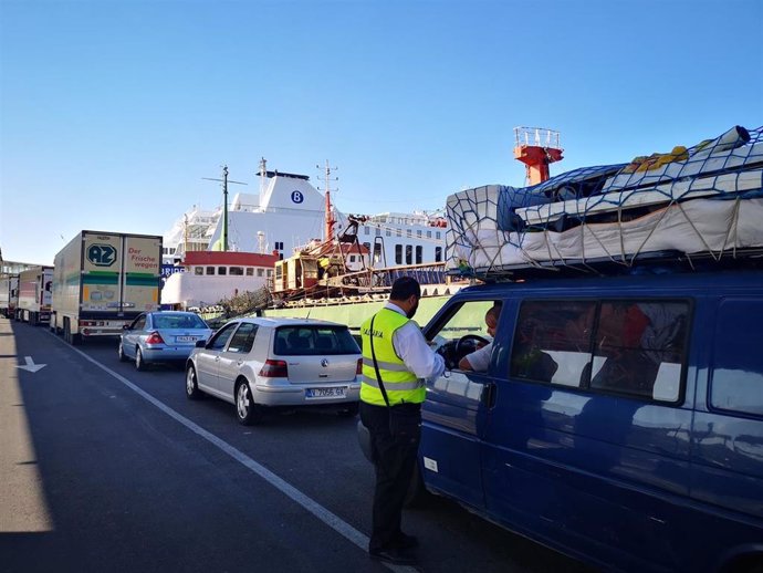 Embarque en el Puerto de Almería