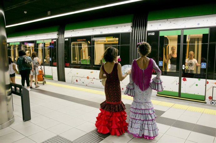 Metro de Málaga en la Feria de 2019