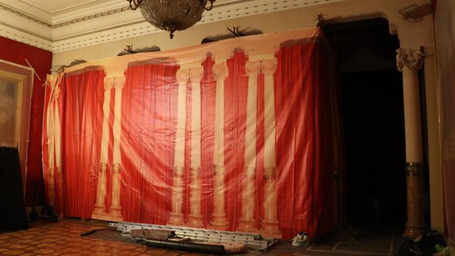 La Sala de los Pasos Perdidos se ha precintado para garantizar la seguridad.