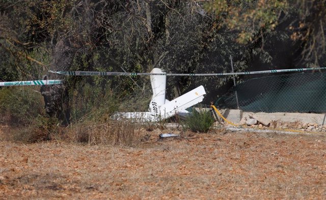 Crash of airplane and helicopter over Mallorca