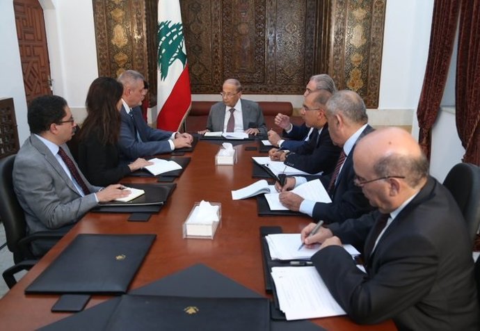 Reunión entre Michel Aoun y Jan Kubis