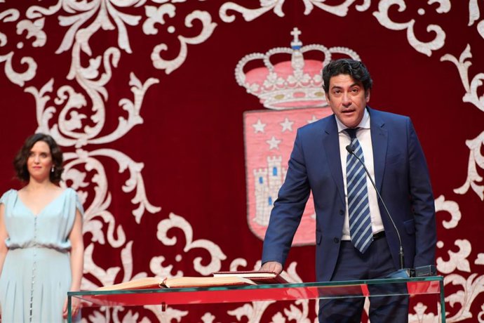 Imagen de archivo del consejero de Vivienda y Administración Local de la Comunidad de Madrid, David Pérez.