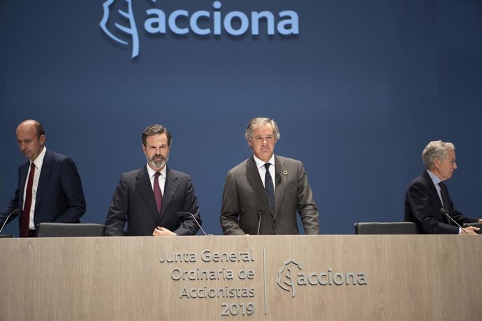 El presidente de Acciona, José Manuel Entrecanales, y su vicepresidente, Juan Ignacio Entrecanales