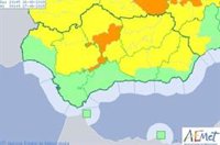 Sevilla.- Sucesos.- La gota fría deja una decena de incidencias en la Sierra Sur de Sevilla
