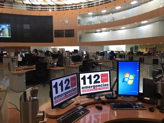 Imagen de recurso del centro de coordinación de llamadas del 112 Comunidad de Madrid.