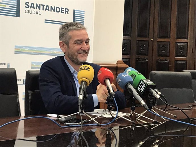 El portavoz del equipo de Gobierno (PP-Cs) del Ayuntamiento de Santander y concejal de Urbanismo, Javier Ceruti (Cs)