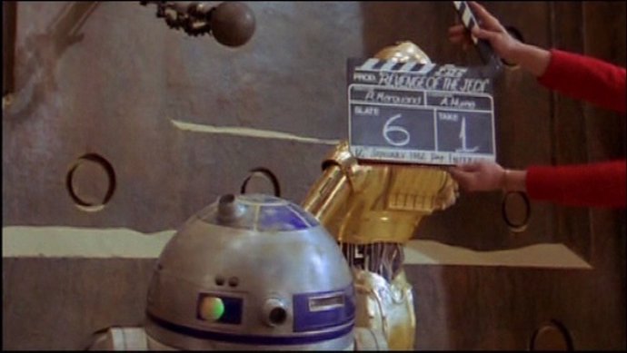 Fotografía del rodaje de una de las películas de la saga 'Star Wars'.