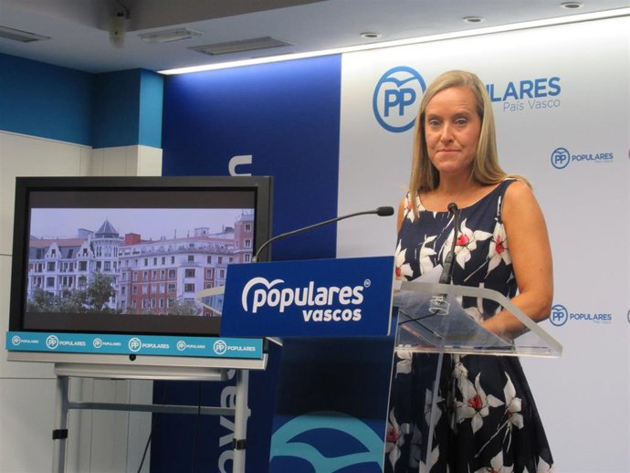Imagen de archivo de Amaya Fernández, secretaria general del PP vasco