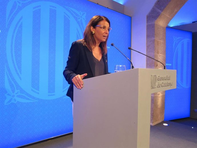 La portavoz del Govern, Meritxell Budó