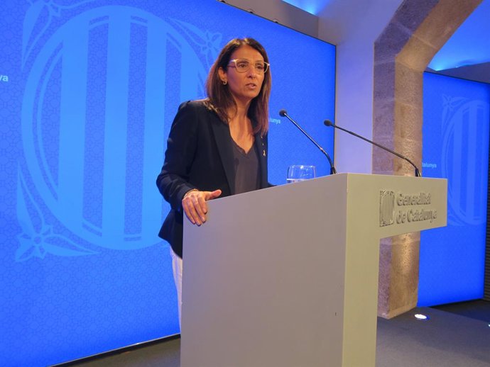 La portaveu del Govern, Meritxell Budó.