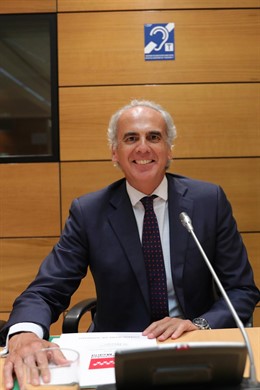 Imagen de archivo del consejero de Sanidad, Enrique Ruiz Escudero. 