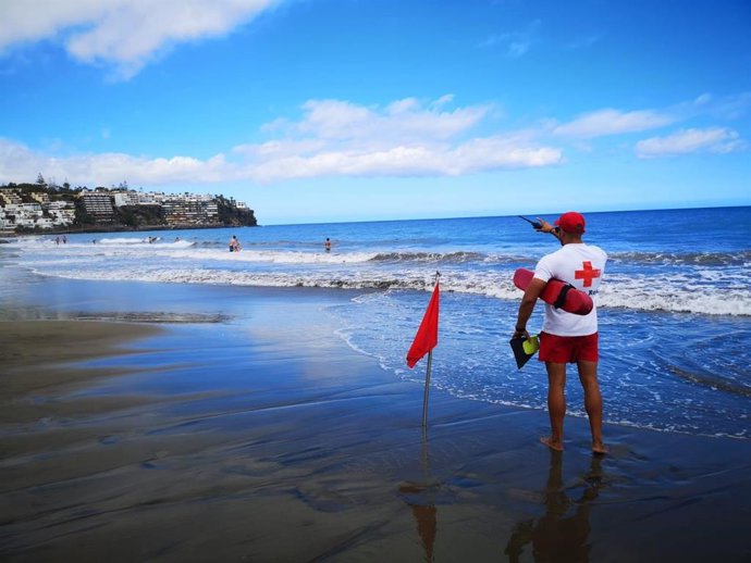 Socorrista de Cruz Roja en Gran Canaria