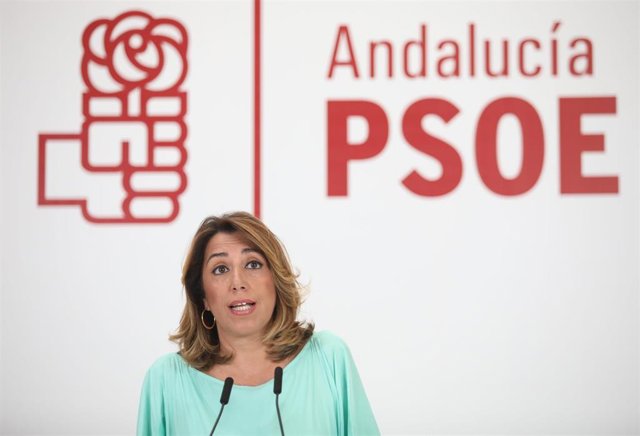 La secretaria general del PSOE-A, Susana Díaz