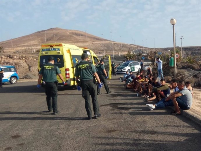 Inmigrantes llegados a Fuerteventura