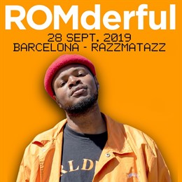 Cartell del concert de ROMderful a Barcelona