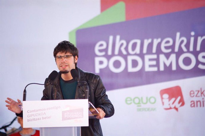 Lander Martínez, secretario general de Podemos Euskadi