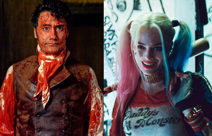 Taika Waititi en 'Lo que hacemos en las sombras' y Margot Robbie como Harley Quinn en 'Escuadrón Suicida'