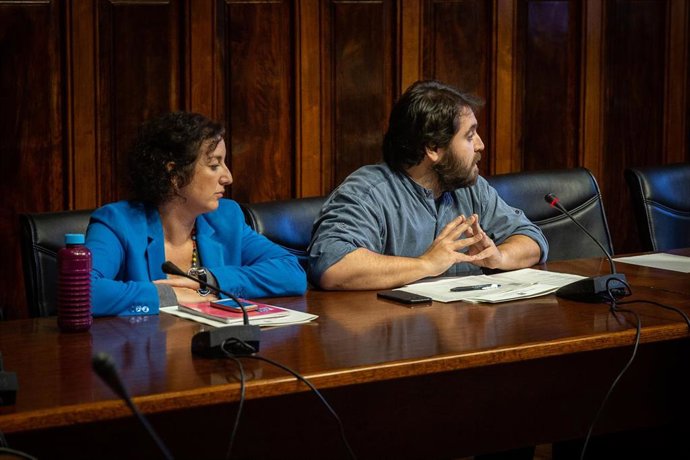 Los diputados del PSC en el Parlament de Catalunya, Alícia Romero y Ferran Pedret, en una imagen de archivo. 