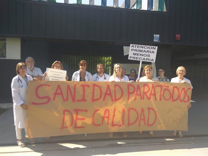 Concentración para una atención primaria de calidad en el C.S. La Guindalera
