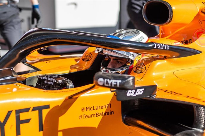 BARCELONA, CATALONIA 14 May 2019, Carlos Sainz driver of McLaren at Circuit de Barcelona Catalunya during the test post Spanish GP