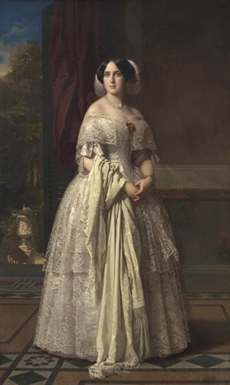 Josefa del Águila Ceballos, luego marquesa de Espeja, obra de Federico de Madrazo