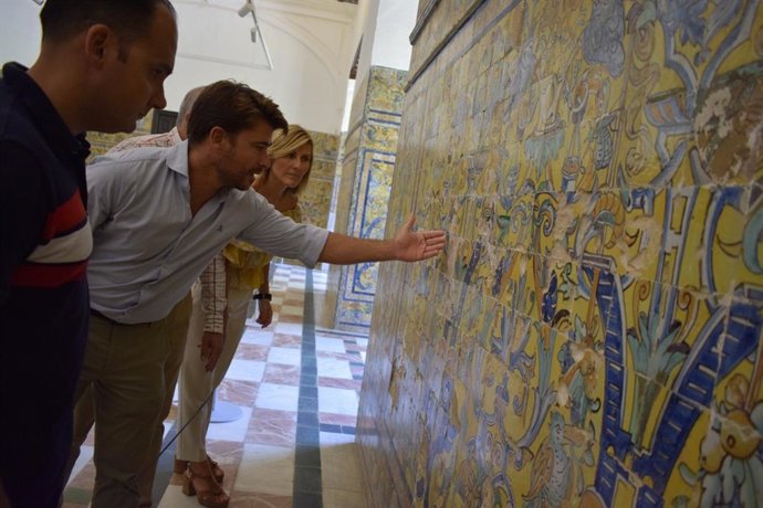 Beltrán Pérez visita los Reales Alcázares.