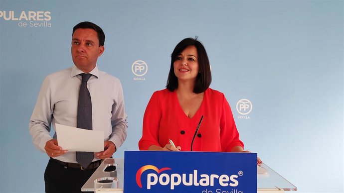 Virginia Pérez junto a Juan de la Rosa
