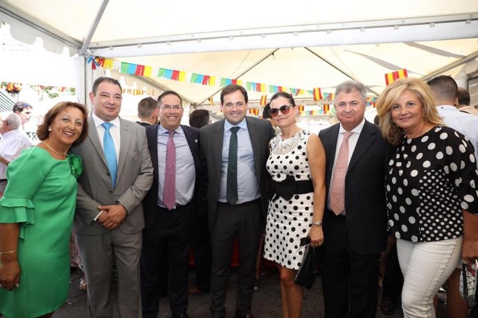 El presidente del PP de C-LM, Paco Núñez, en Gálvez