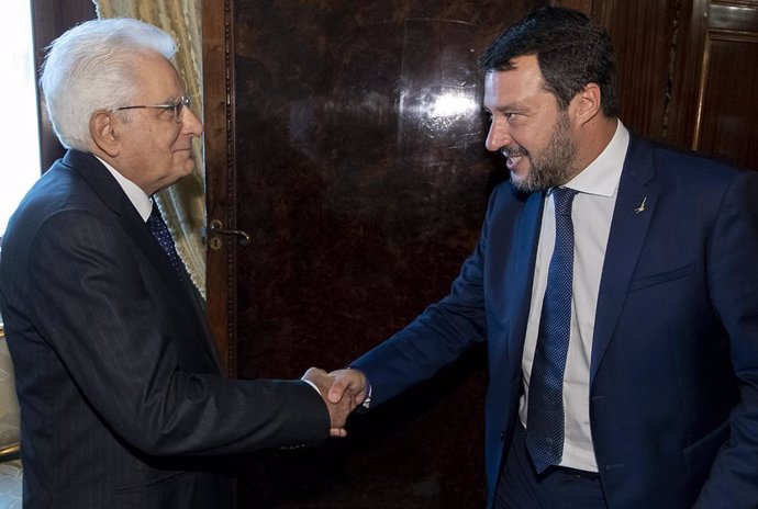 Italia.- Salvini traslada Mattarella su "desconcierto" por la "guerra de sillone