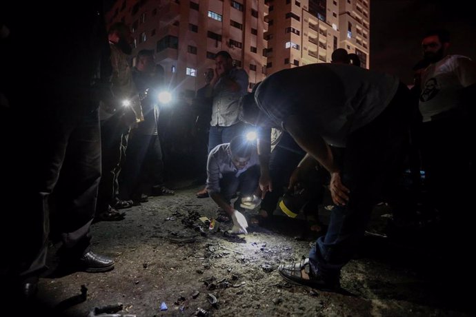 Explosión en un puesto policial en  Gaza