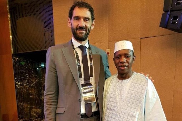 Jorge Garbajosa y Hamane Niang