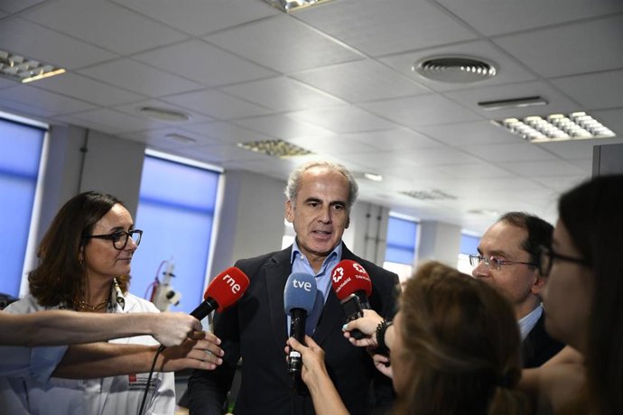 Imagen de archivo del consejero de Sanidad de la Comunidad de Madrid, Enrique Ruiz Escudero. 