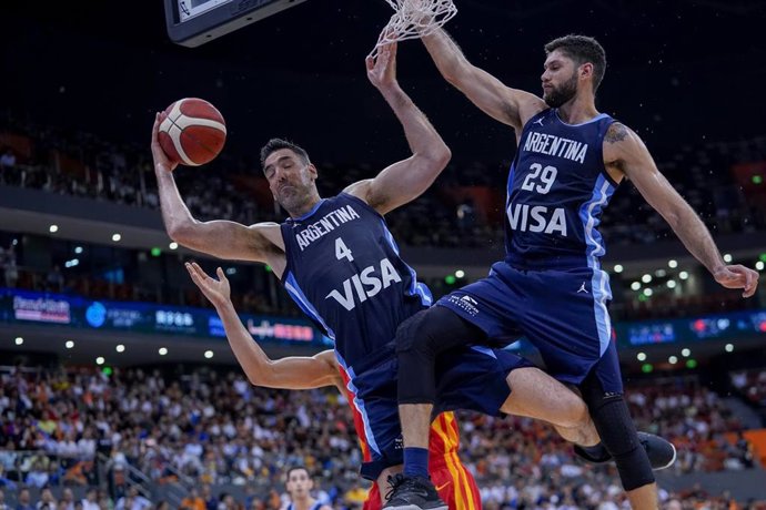Scola y Garino con la selección argentina