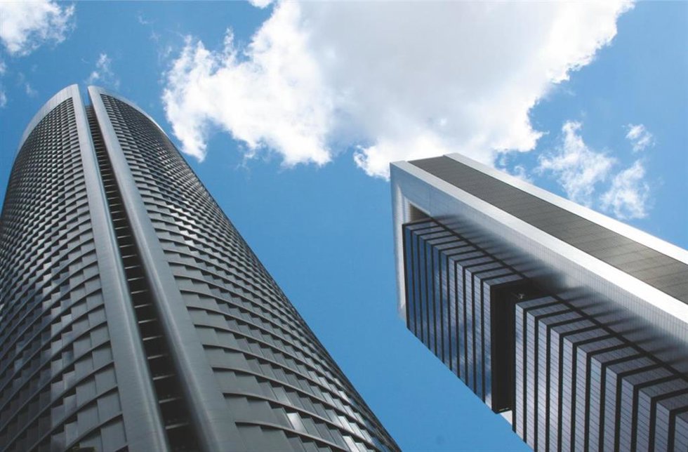 Dos de las torres más altas de Madrid