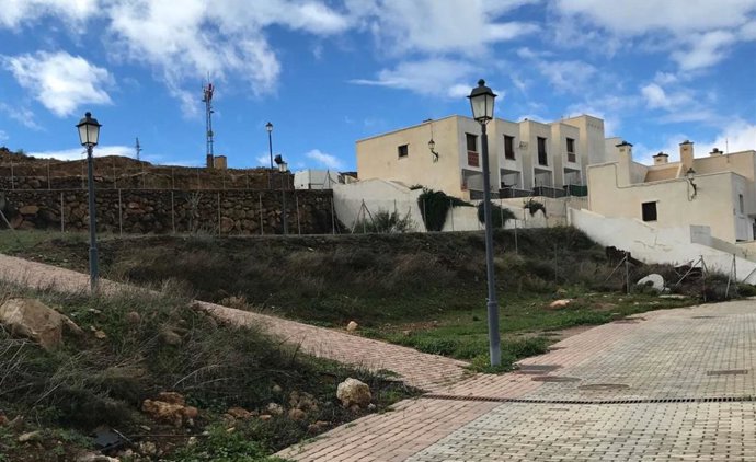 Espacio en el que se construirá el almacén municipal de Alcolea